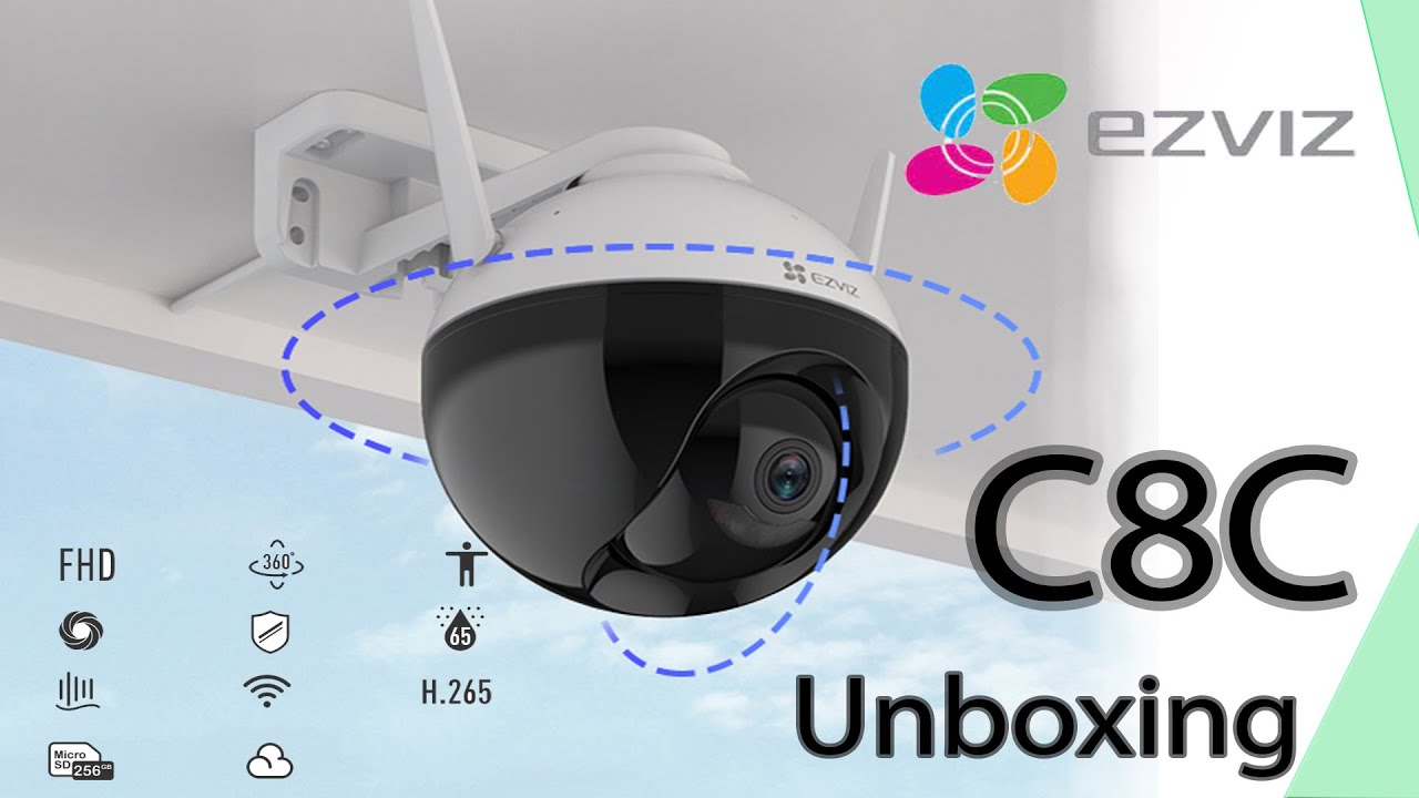 C8C ezviz unboxing | how to setup C8C ezviz | AI power human detection Camera