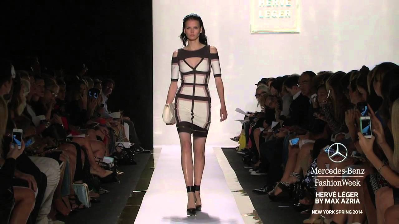 HERV&Eacute; L&Eacute;GER BY MAX AZRIA: MERCEDES-BENZ FASHION WEEK SPRING 2014 COLLECTIONS