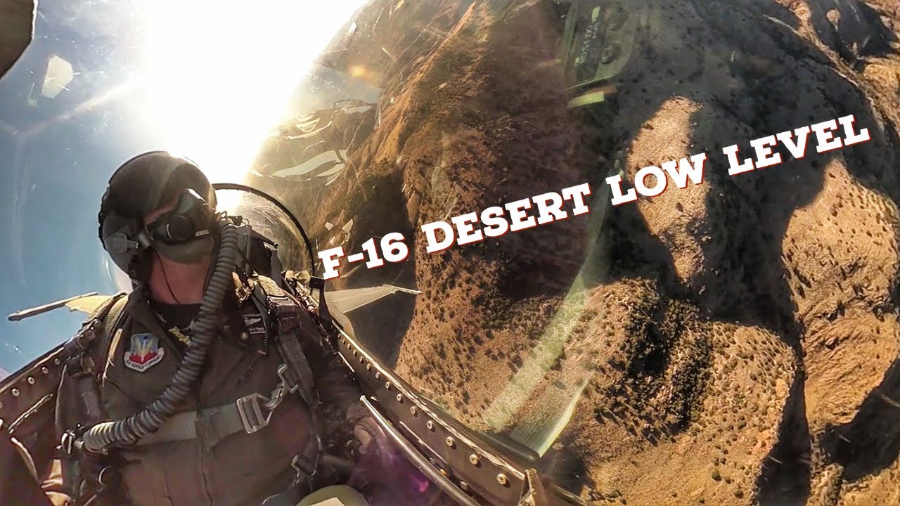 Fighter Jet Low Level Flying - Cockpit Gopro View