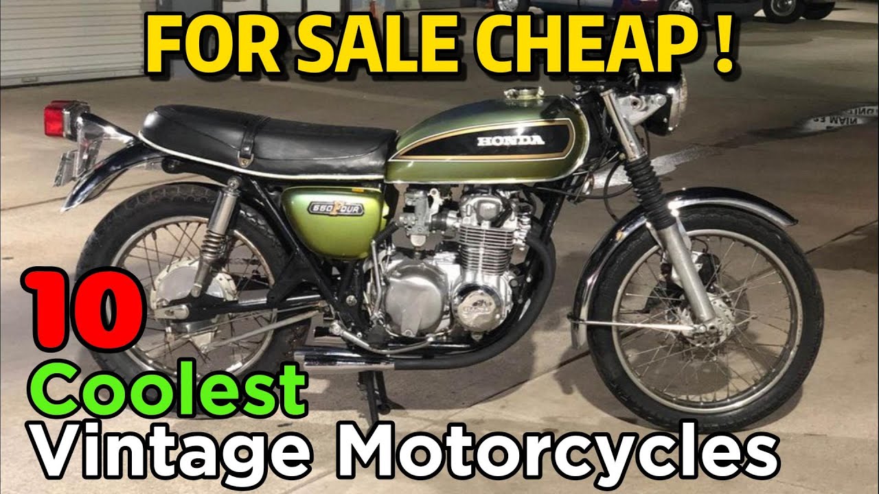 The 10 Coolest Vintage Motorcycles For Sale by Owner Under $7,000