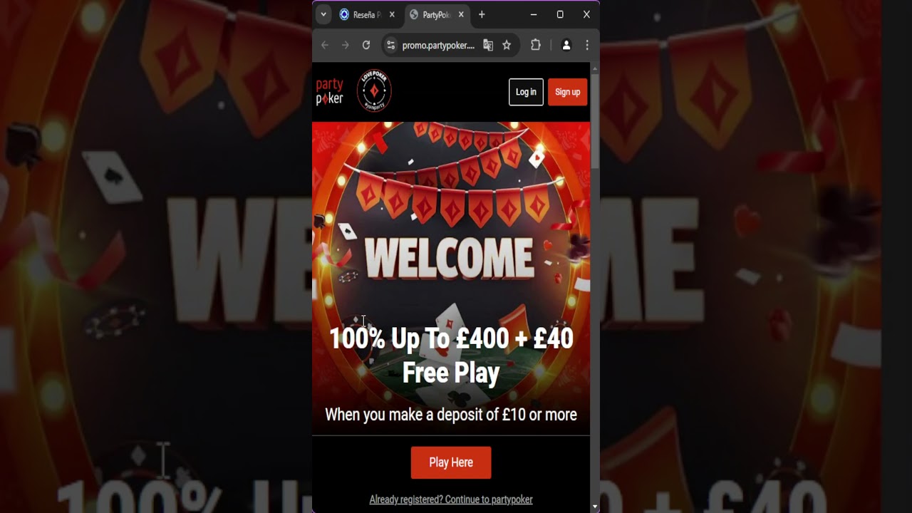 How to create an account on PartyPoker?