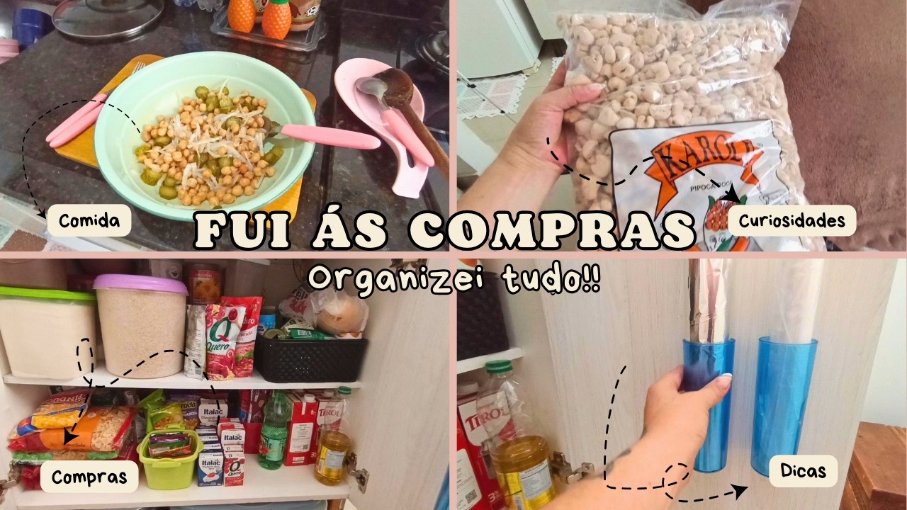 Organizando as compras de Mercado. #vlog