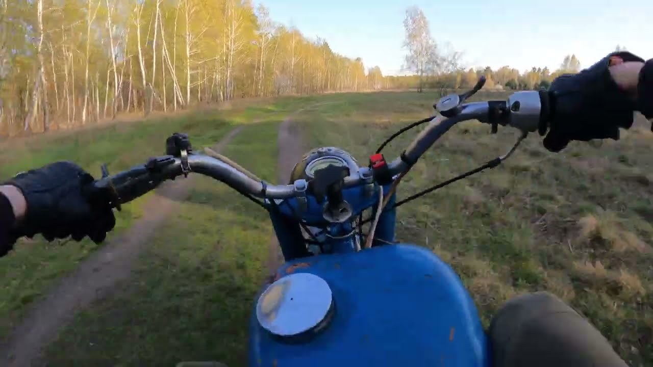 Лесные покатушки на ИЖ-56. Мотоностальгия