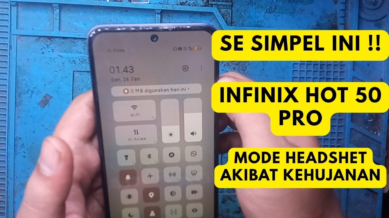 Atasi Infinix Hot 50 Pro Mode Headshet