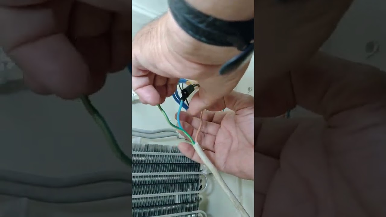 Mediciones y pruebas de resistencia a heladera (no frost)  WHIRLPOOL WRM 49 D1