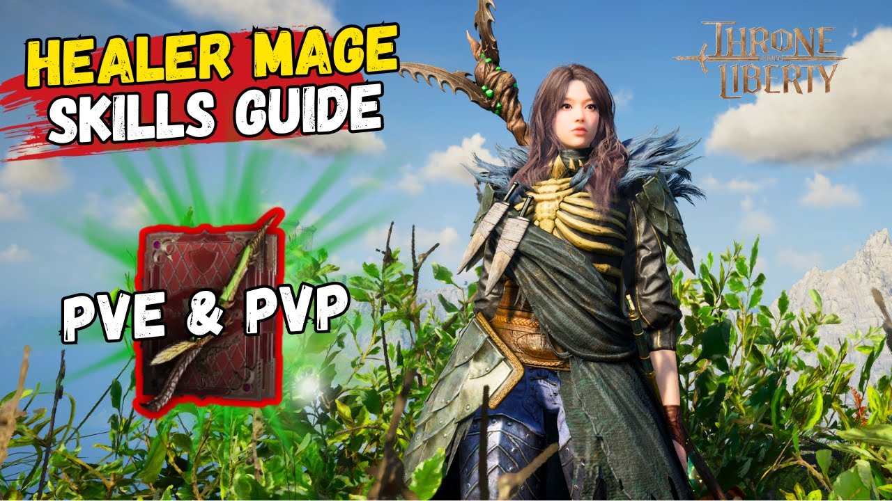 Wand Staff Healer Skill Build Guide PVE & PVP & MASS PVP - Throne and Liberty