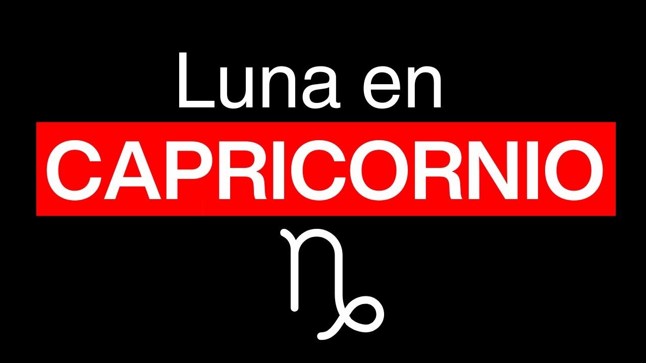 Controlas para no caer: Luna en Capricornio explicada