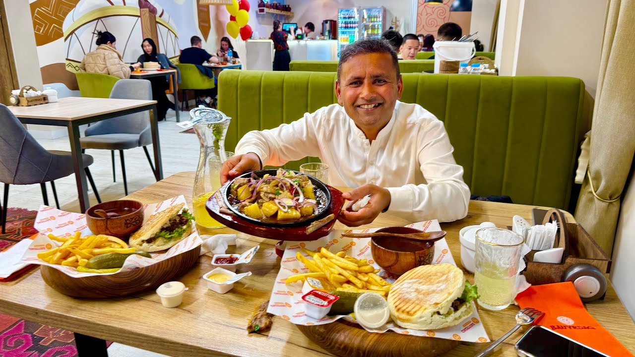 Food in Almaty Kazakhstan | Almaty Discover KAZAKHSTAN'S Largest City | Mubashir Saddique