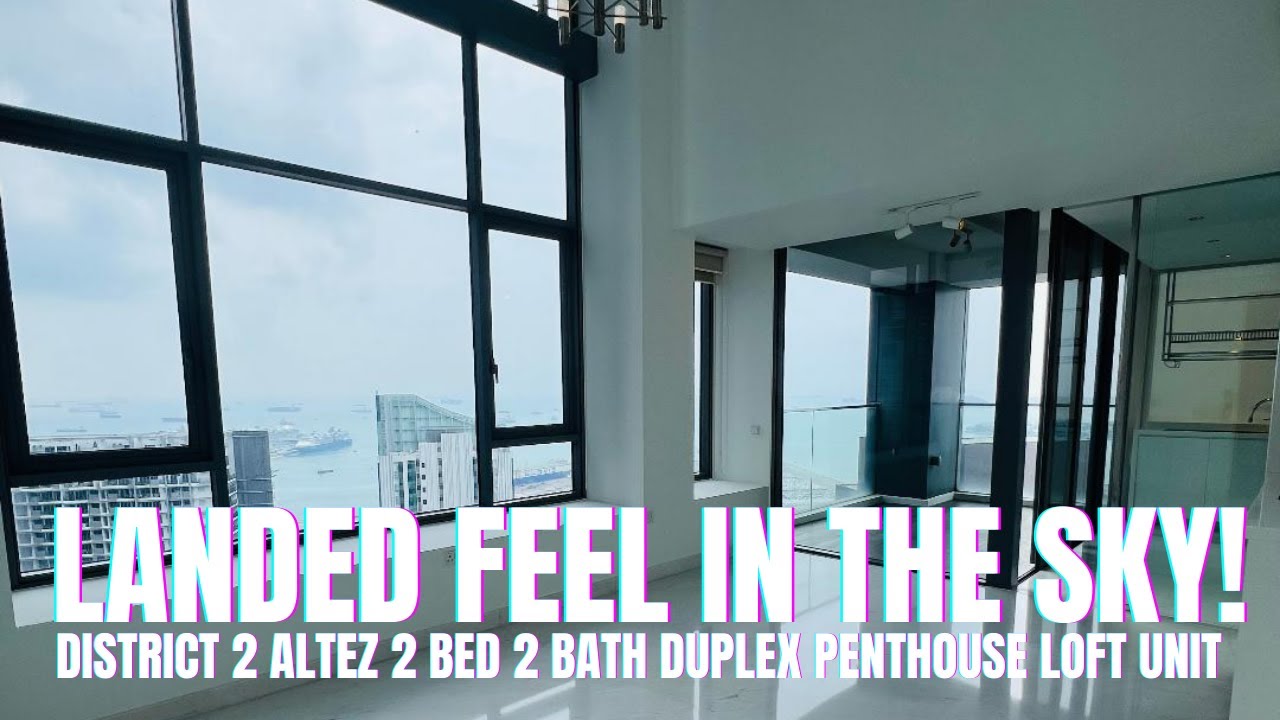 Singapore Condo | Altez | 2 Bed 2 Bath Duplex Penthouse Loft Unit #sghomes #condos #realestateagents