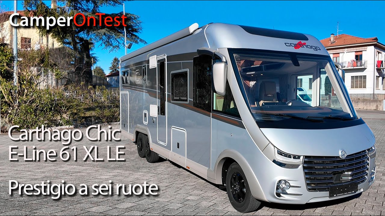 Carthago Chic E-line 61 XL LE Mercedes: un motorhome a sei ruote con spazi interni davvero generosi