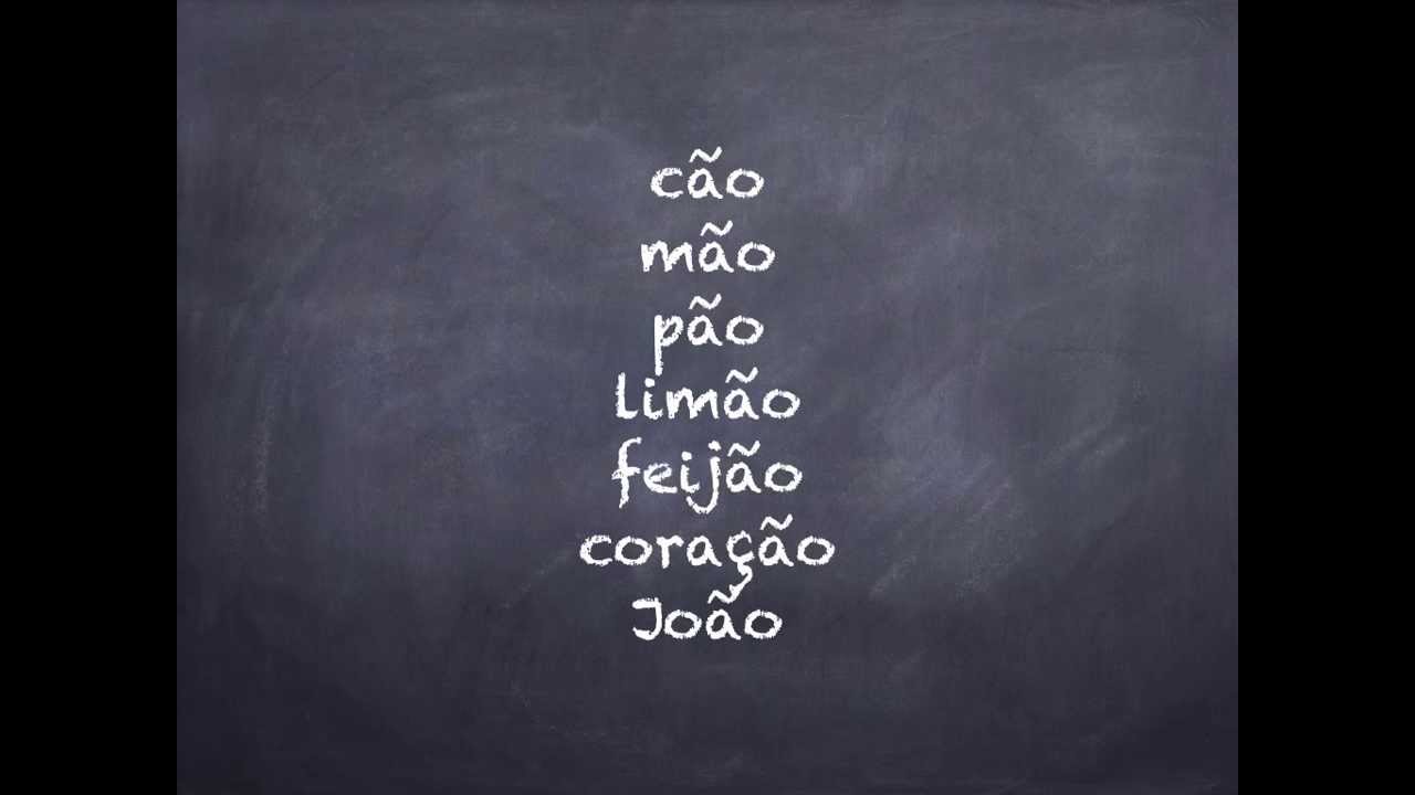 European Portuguese Lessons - How to pronounce 