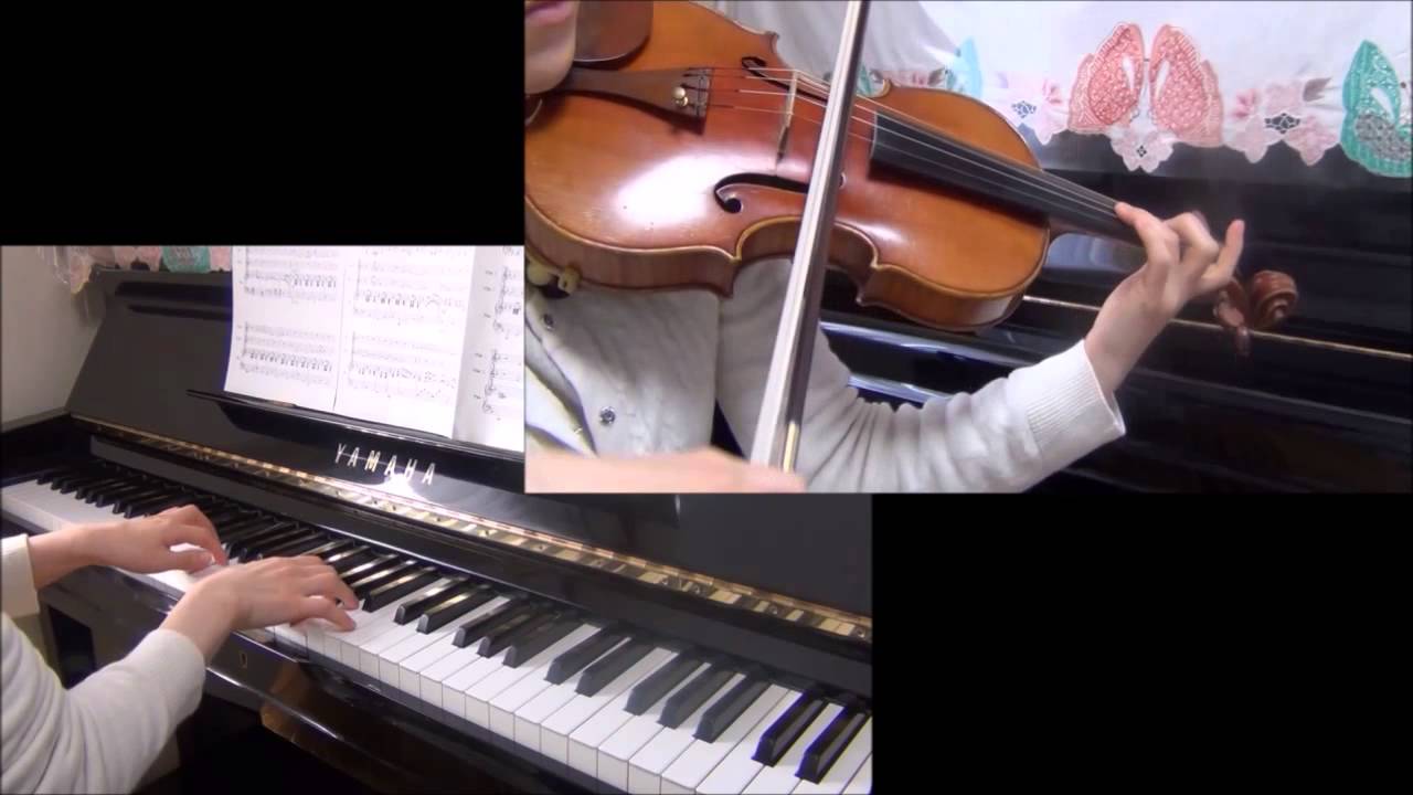 カントリーロード・メロディ＆伴奏　(Country road /violin & piano)