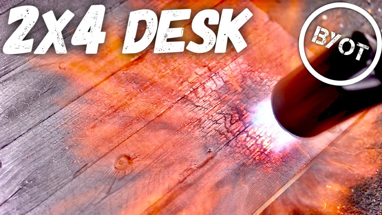 DIY FIRE & EPOXY DESK // SHOU SUGI BAN