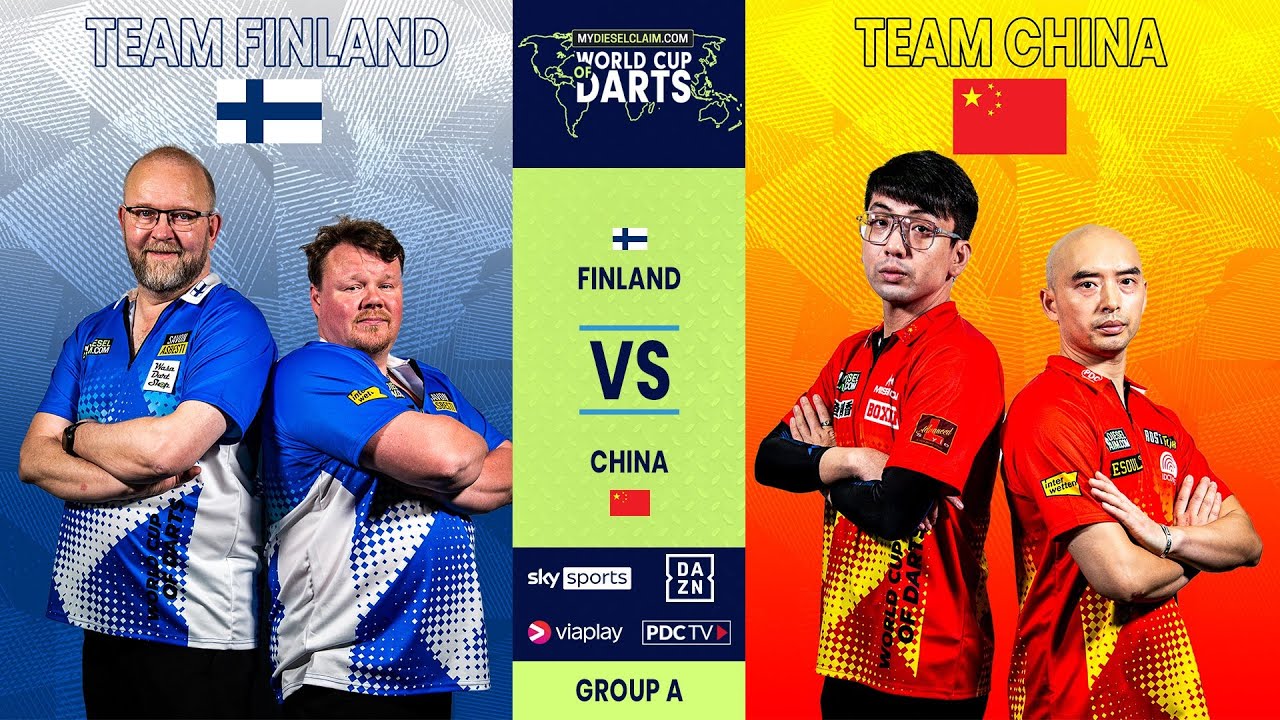 PDC World Cup of Darts 2023 06 16 - Finland vs China - HUN