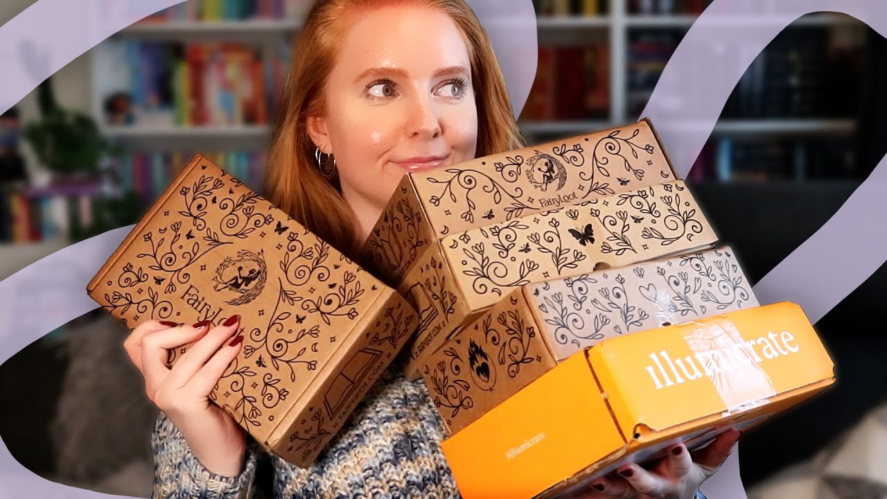 Распаковка 6 FairyLoot и Illumicrate! 🌹🐉 | Сентябрь + октябрь