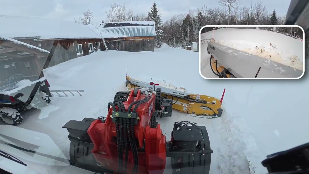 Déneigement circuit complet sans finition  2025-01-14  Everun ER2500F et MetalPless PlowMax 8-30-14