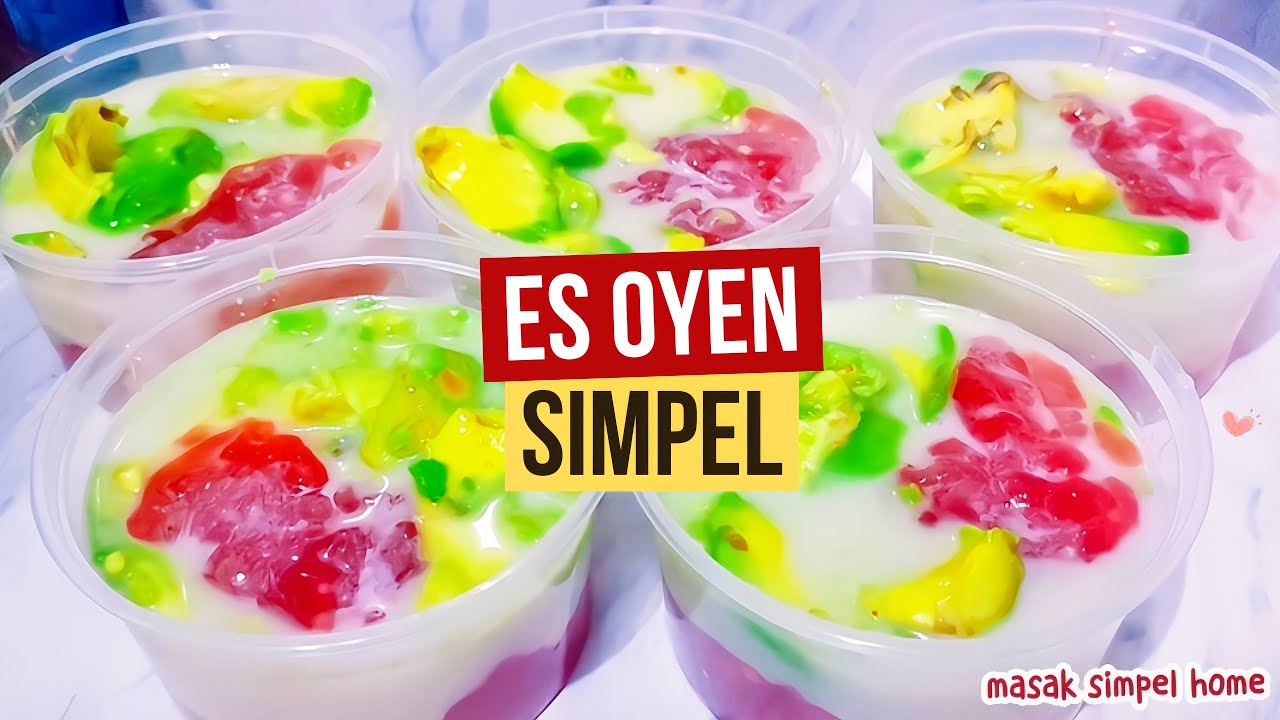RESEP ES OYEN HEMAT‼️BUAT IDE JUALAN Atau STOK DI FREEZER