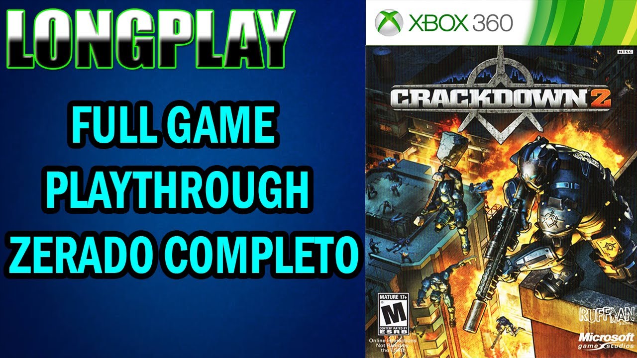 Longplay Crackdown 2 [Xbox 360] Full Game Playthrough Zerado Completo