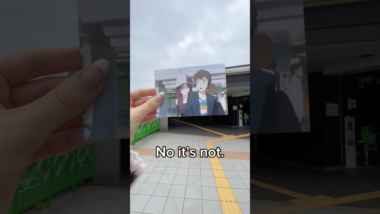 These ANIME LOCATIONS in Japan are SO ACCURATE😱 Would you visit them? #anime #animereallife #japan