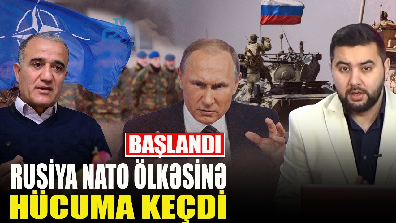 BAŞLANDI! Rusiya NATO ölkəsinə hücuma keçdi - Oqtay Qasımov ilə QIRMIZI MASA