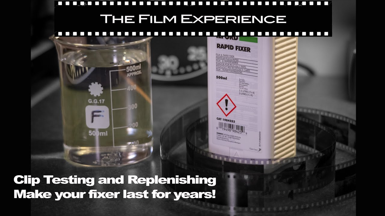 Don't throw away your darkroom fixer, replenish it!