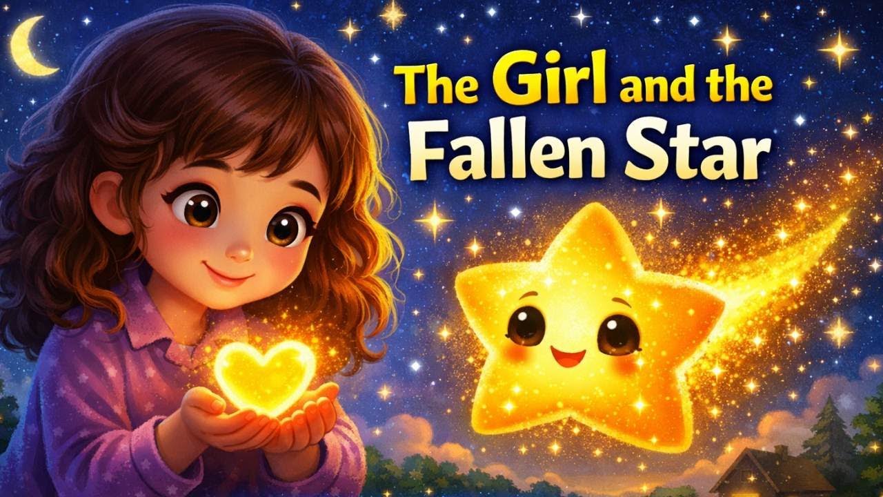 The Girl and the Fallen Star | A Magical Kids Story About Kindness and Love