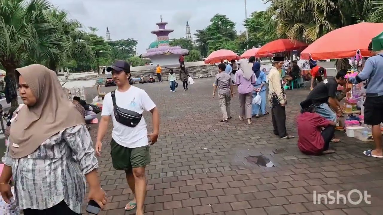 alun alun ciamis di hari minggu