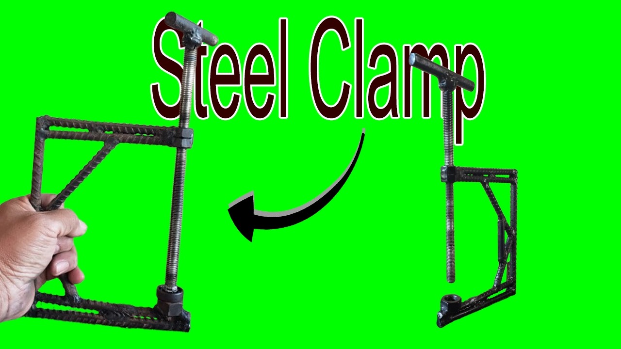 How to make Steel clamp  #handmade #homemade #howto #clamps