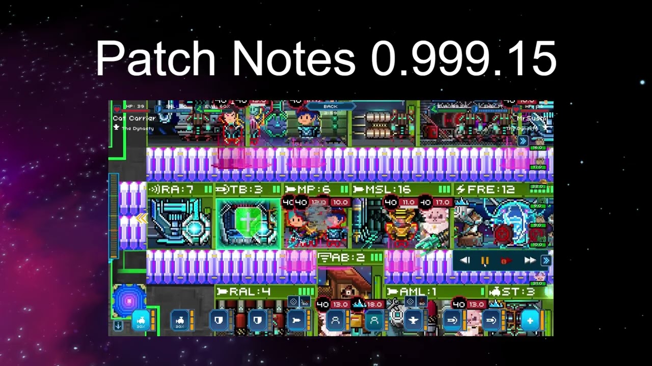 Pixel Starships 0.999.15 patch notes rundown