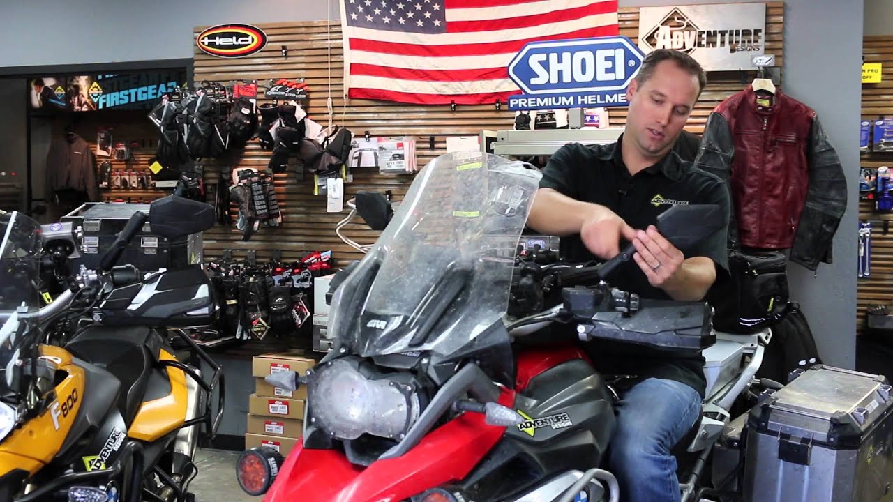 DoubleTake Adventure and Enduro Folding Unbreakable Mirrors Introduction and Installation