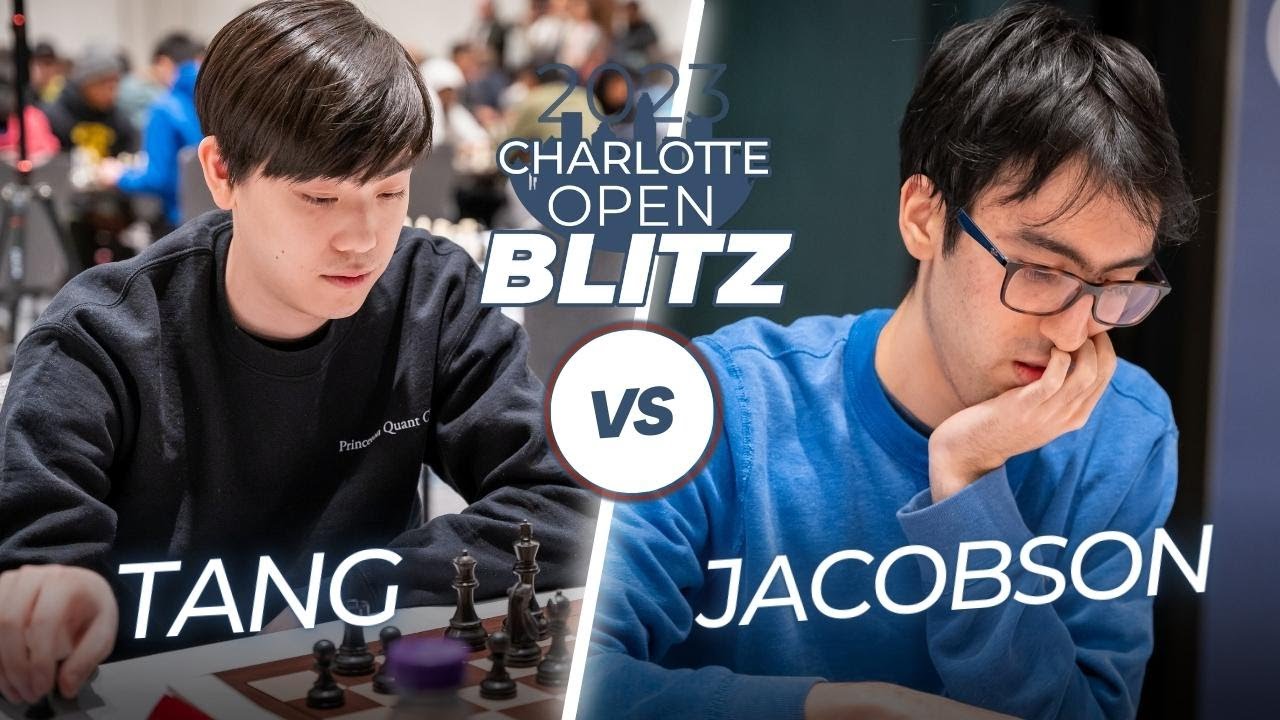 GM Andrew Tang v FM Aaron Jacobson: 2023 Charlotte Open Blitz