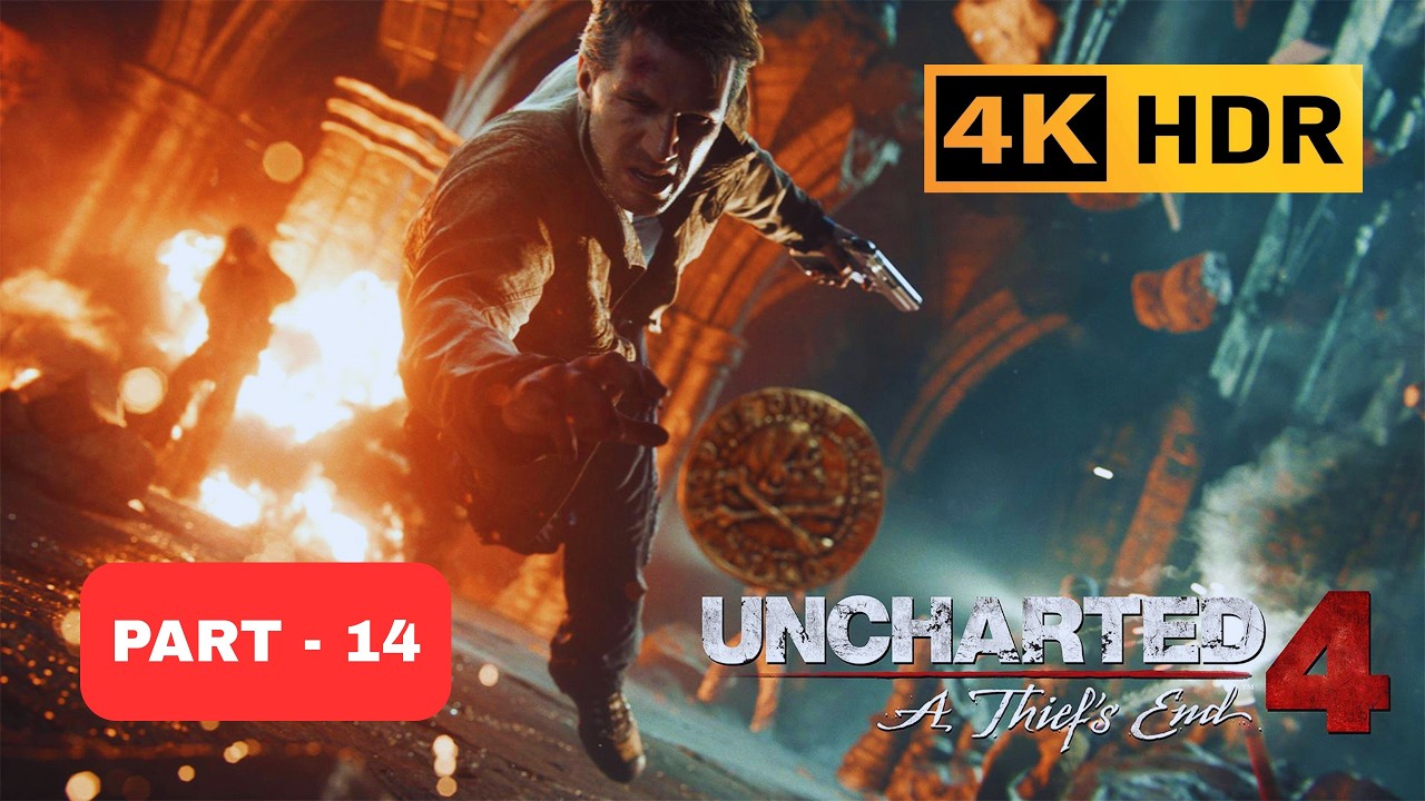 UNCHARTED 4 Gameplay Walkthrough PART 14 [4K 60FPS PS5]