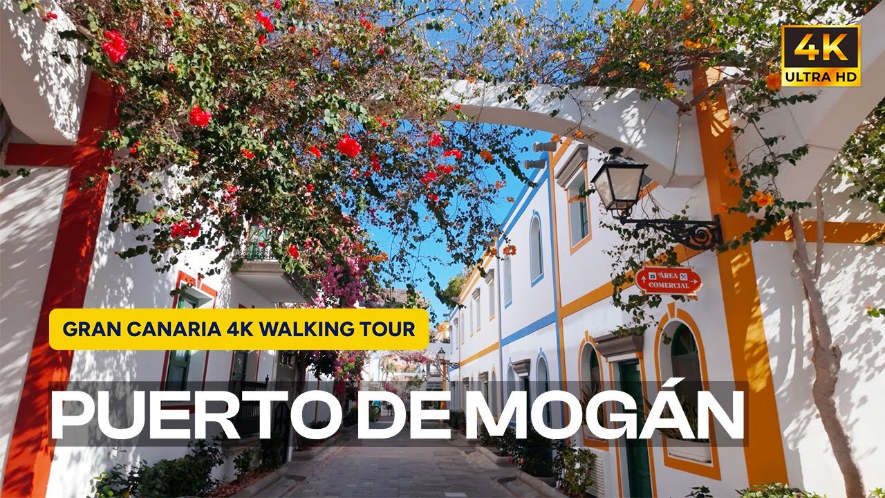 Puerto Mogan Walking Tour 4K Gran Canaria | Best places to visit in Canary Islands