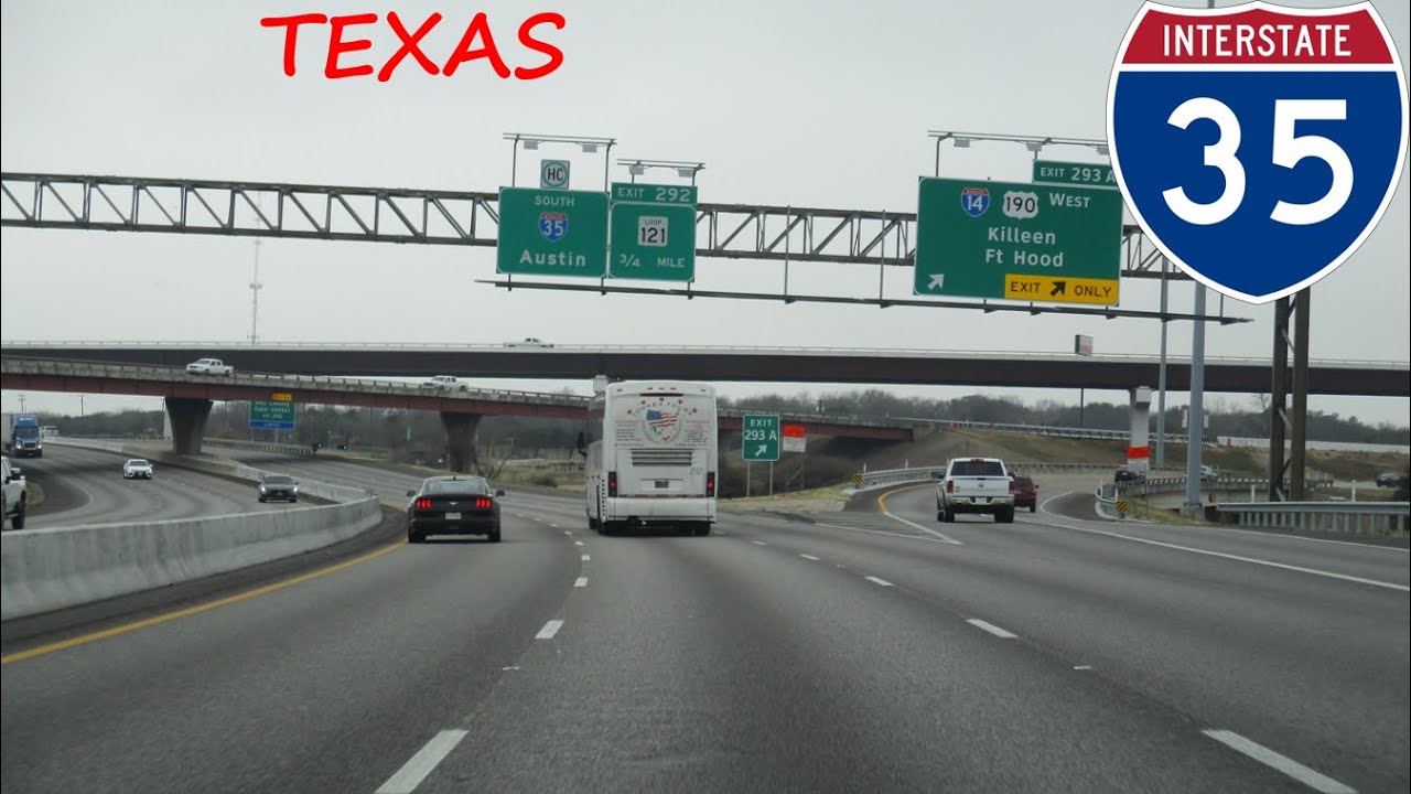 Interstate 35 - Texas southbound [FULL LENGTH VIDEO]