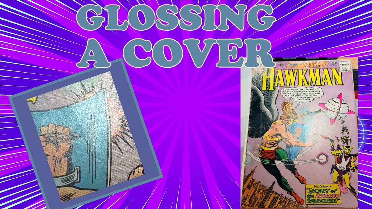 An example of how to regloss a comic book cover