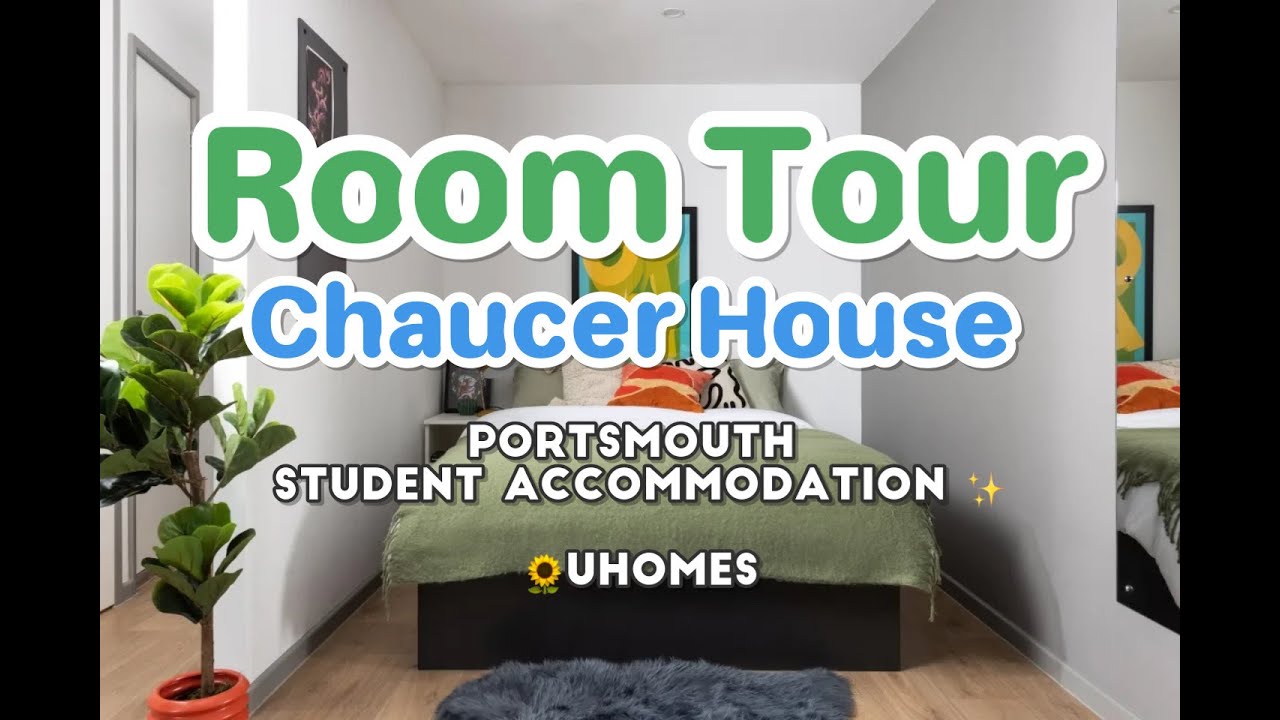 This £180 Portsmouth student accommodation is 10 min to University - Chaucer House [Room Tour]