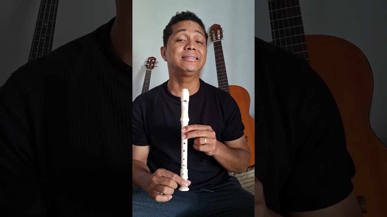 Aula de flauta com o tio Gê - Primeiras notas 