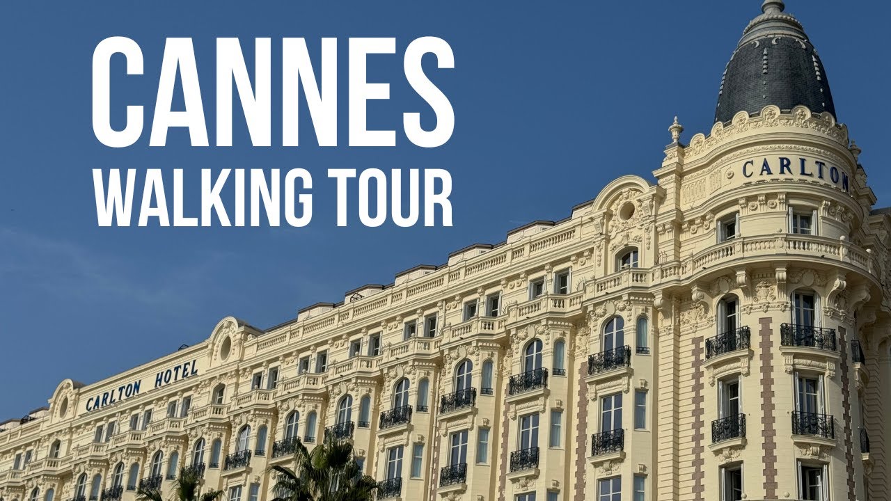 Cannes, France | Walking tour 4K