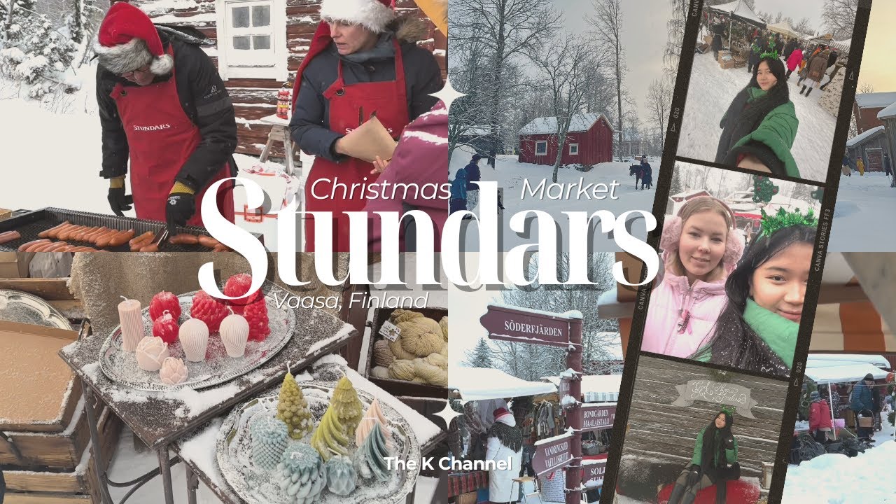 Finland Christmas Market | Christmas in Vaasa | Traditional Christmas Market in Europe | Stundars
