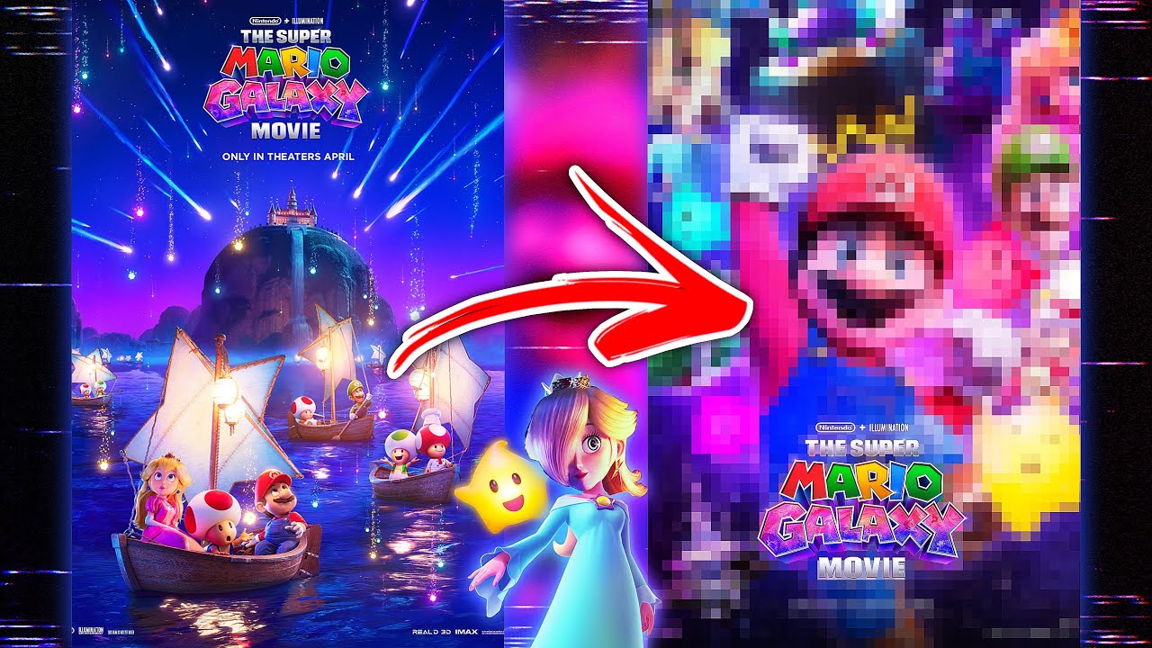 [RareGalaxy5] Создаю постер к фильму Super Mario Galaxy на заказ! #5