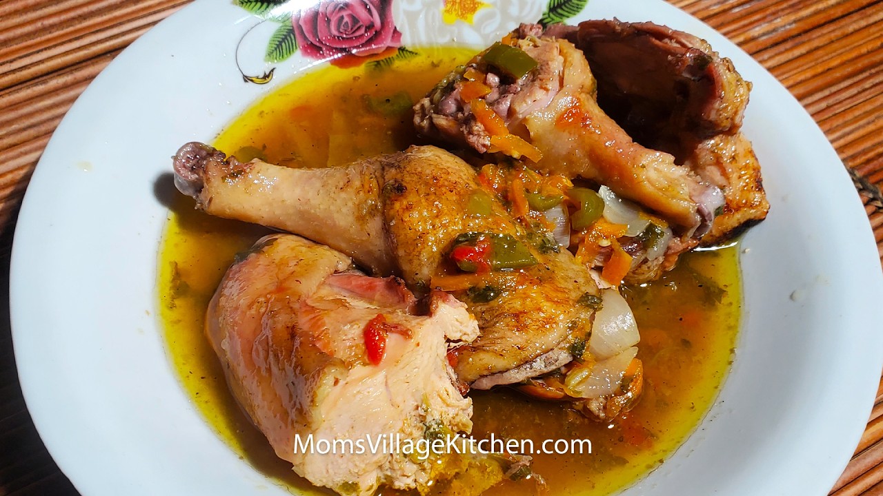Easy Ugandan Chicken Stew Recipe | African Cuisine | Mom's Village Kitchen