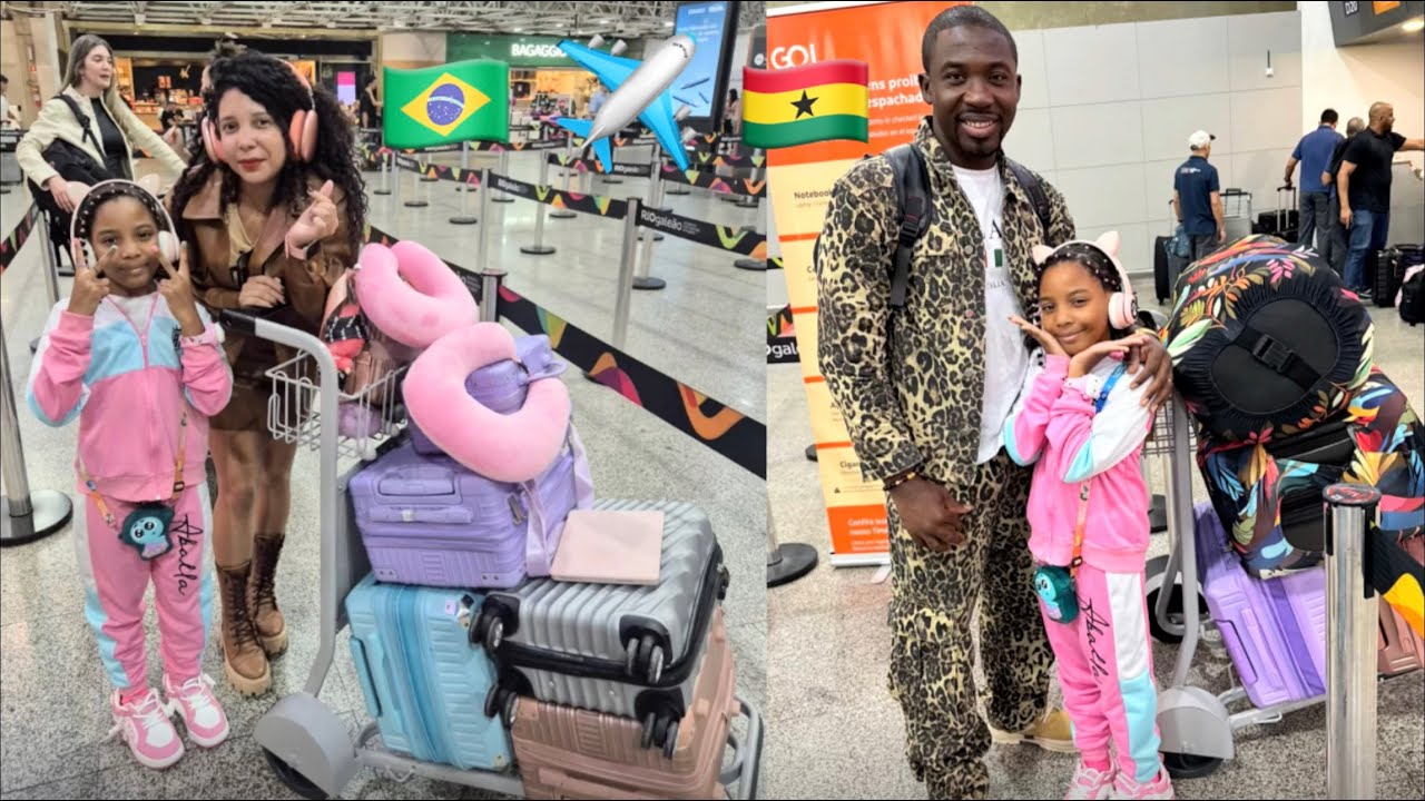✈️ O Grande Dia Chegou! Deixando o Brasil com Minha Família Brasileira rumo a Gana África 🇧🇷❤️🇬🇭