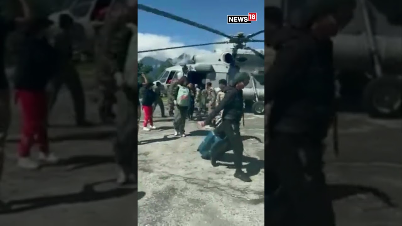 Indian Air Force Remain Undeterred On Its Hadr Missions In Flood-hit Sikkim | #shorts | N18S