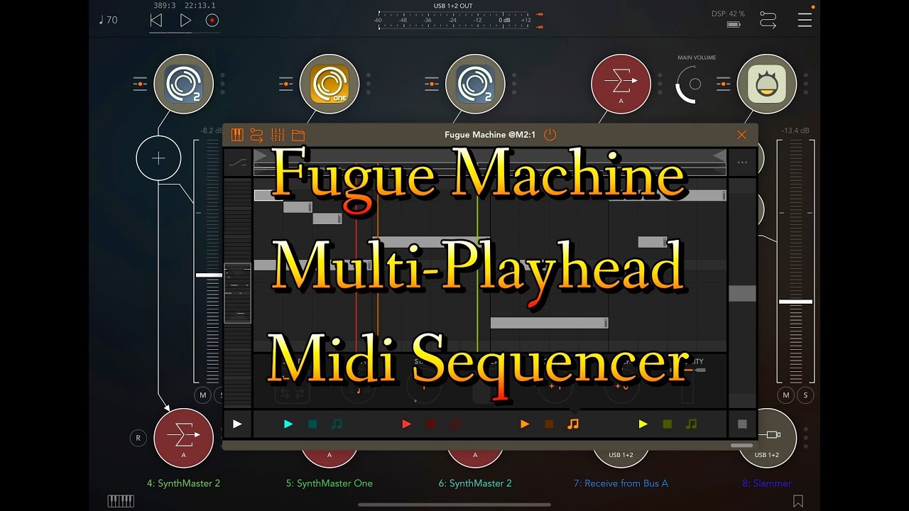 Fugue Machine - SynthMaster - Slammer - Really Cool Stuff To Do With Fugue Machine - iPad Tutorial