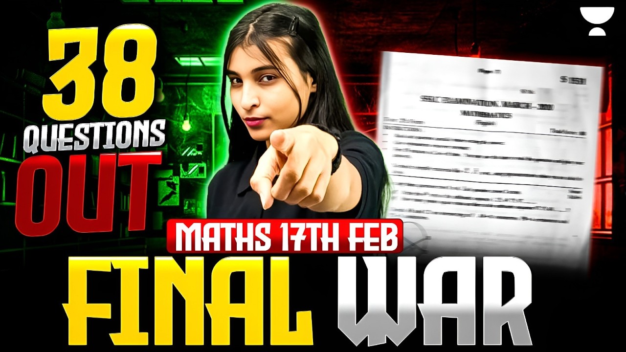 CBSE Class 10 Maths Complete Revision | Top 38 Questions Before Board Exam | Shikha Ma'am