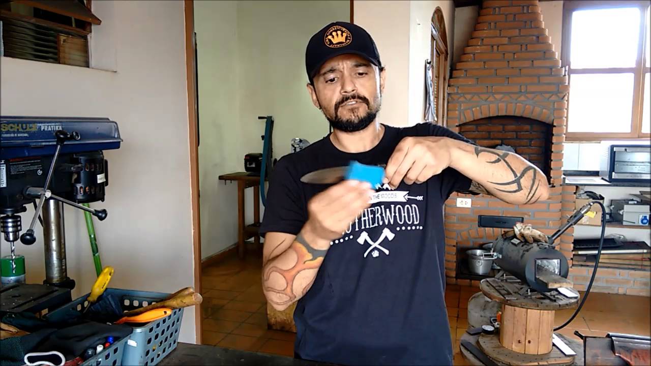 OXIDAÇÃO COM PERCLORETO DE FERRO   CUTELARIA ARTESANAL