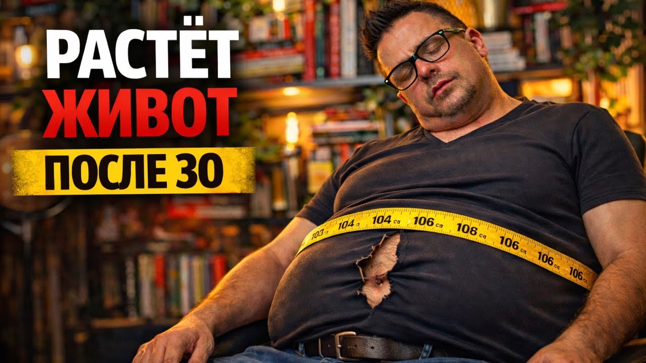 Почему после 30 начинает расти живот