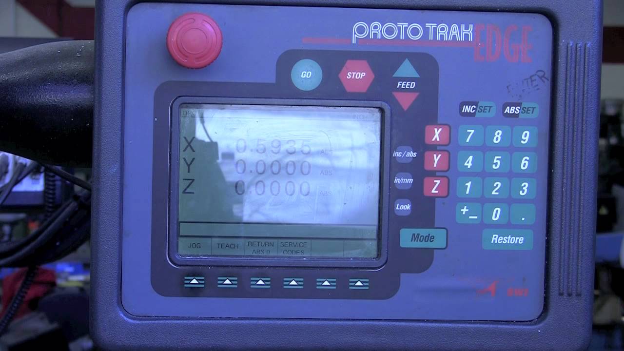 How to Datum and Program on a Proto Trak Milling Machine