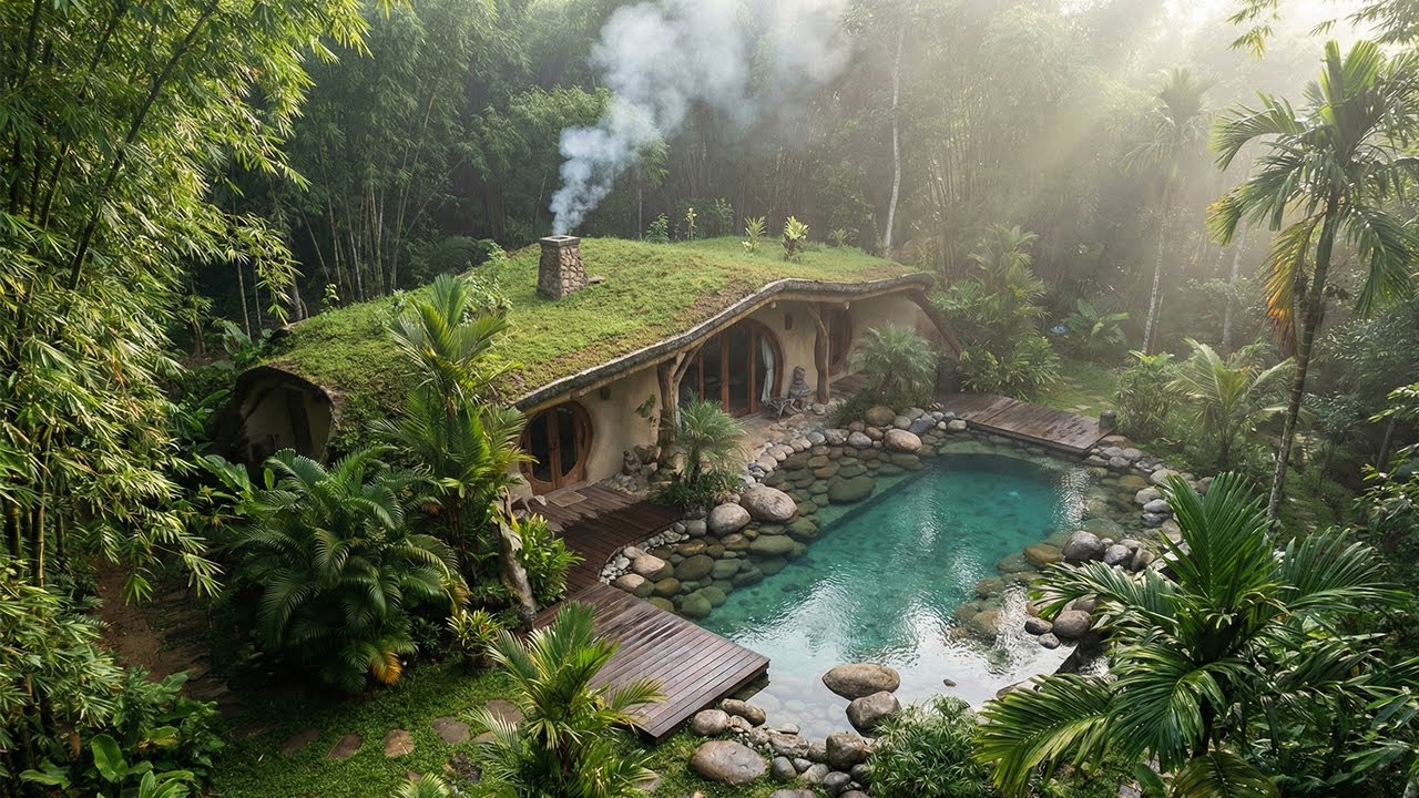 Full 30-Day Journey: Building a Hobbit House & Swimming Pool from Scratch