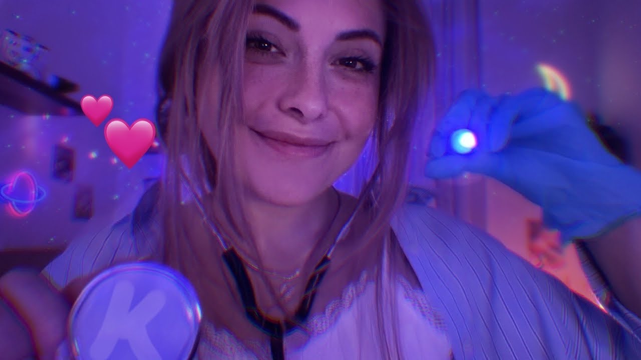 ASMR Examen des nerfs crâniens les yeux fermés 😴